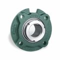 Dodge 211 Medium Duty Non-Expansion Single Lip Flanged Cartridge Ball Bearing Unit, 2 in Bore 126175